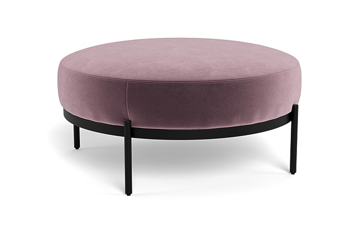Kyle Round Coffee Table Ottoman - Image 2