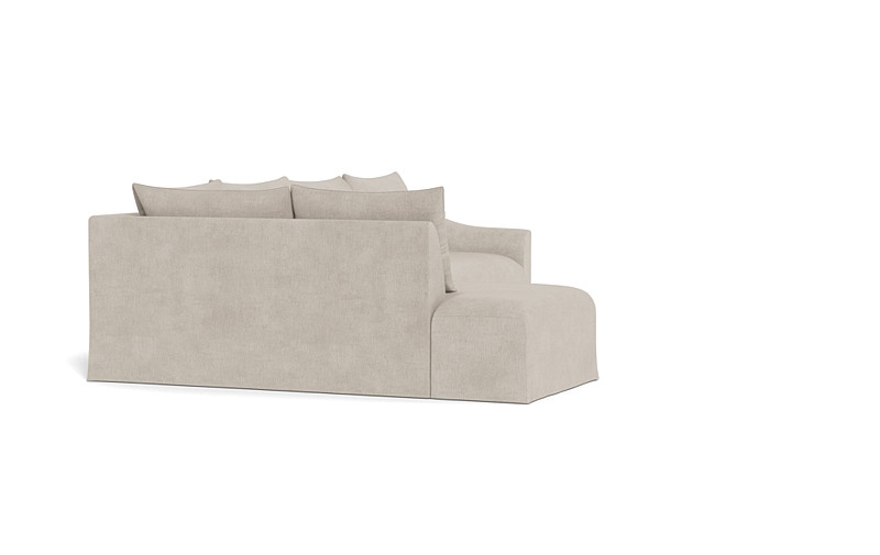 Dixon Slipcovered 4-Seat Left Bumper Sectional - Image 3
