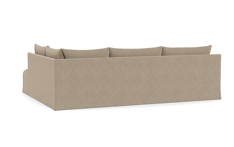 Dixon Slipcovered 3-Seat Right Bumper Sectional - Image 2