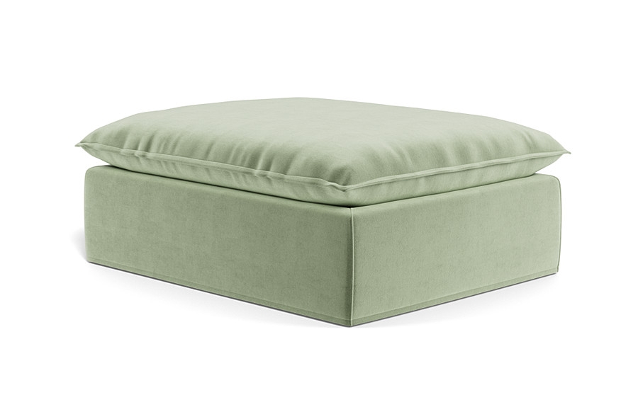 Josie Slipcovered Rectangular Ottoman - Image 2