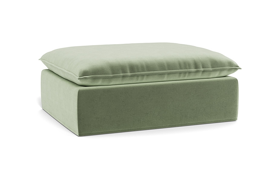 Josie Slipcovered Rectangular Ottoman - Image 4