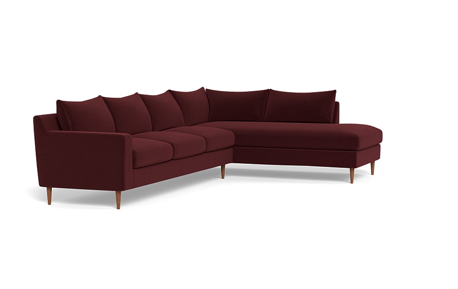 Sloan 4-Seat  Bumper Sectional - Image 1