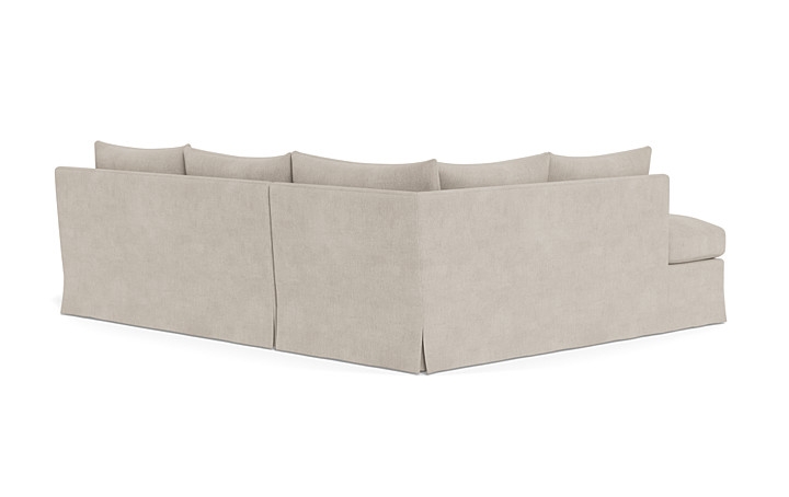 Sloan Slipcovered 3-Seat  Bumper Sectional - Image 4