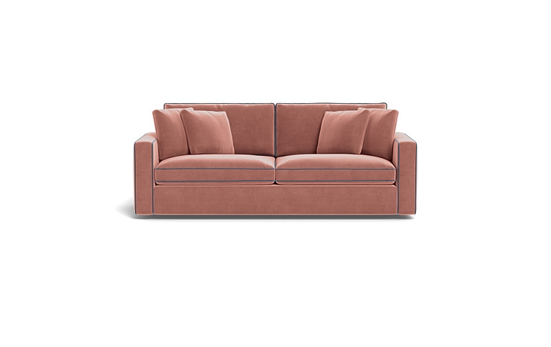 James Sleeper Sofa with Contrast Piping - Image 0