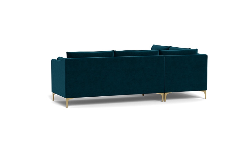 Caitlin 3-Seat  Bumper Sectional by The Everygirl® - Image 4