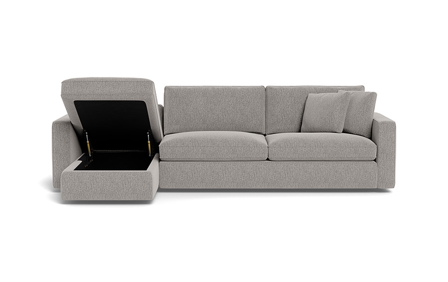James 3-Seat Left Chaise Sectional with Storage - Image 0