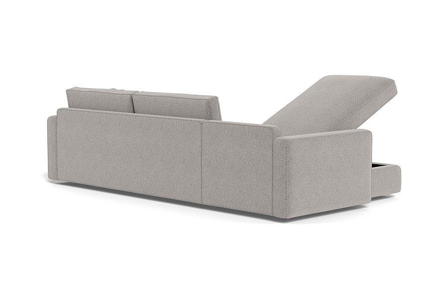 James 3-Seat Left Chaise Sectional with Storage - Image 3