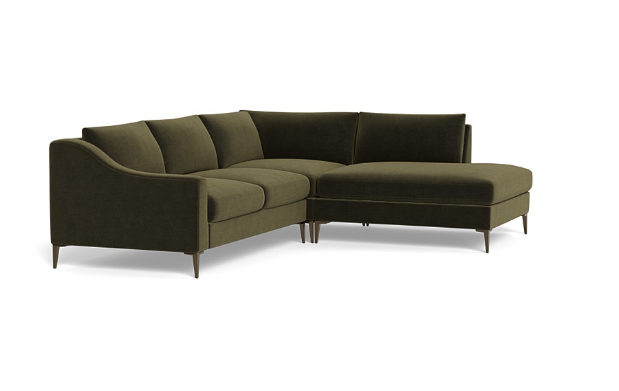 Saylor Slope Arm 3-Seat  Bumper Sectional - Image 3