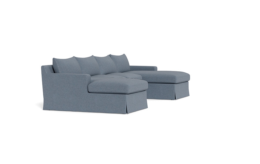 Sloan Slipcovered 3-Piece U-Sectional - Image 2