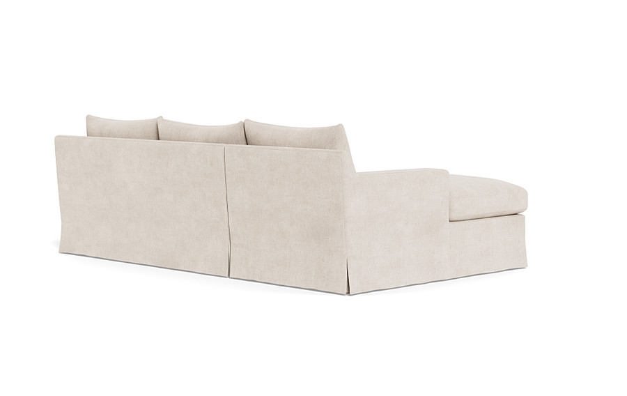 Sloan Slipcovered  Chaise Sectional - Image 4