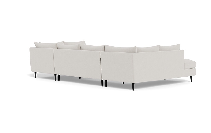 Sloan 3-Piece U-Bumper Sectional - Image 3