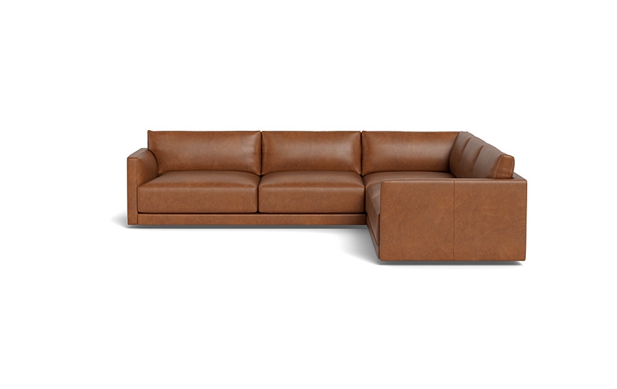 Lukas Leather 3-Piece 4-Seat Corner Sectional - Image 4