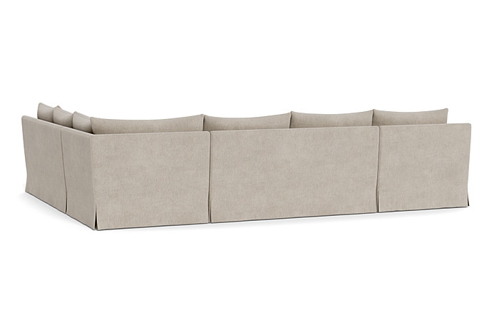 Sloan Slipcovered 4-Piece Corner Sectional Sofa with Left Chaise - Image 3