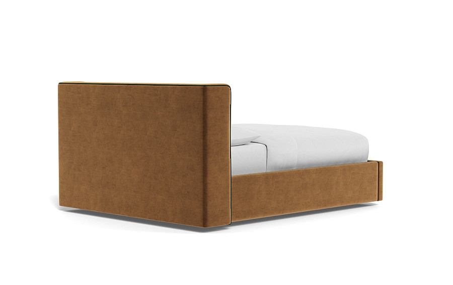 Graham Upholstered Bed with Contrast Piping and Storage Option - Image 2