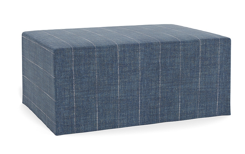 Dixon Slipcovered Rectangle Ottoman - Image 3