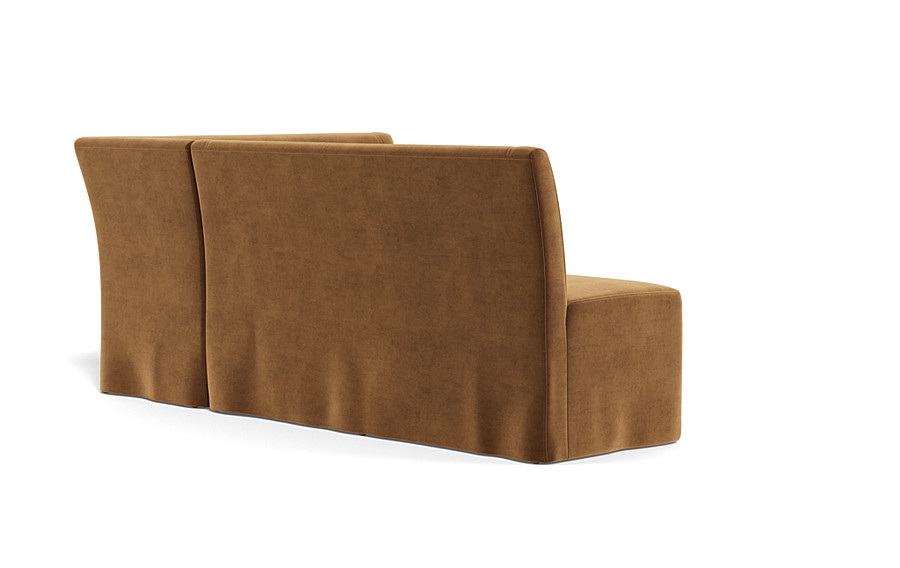 Dorian Slipcovered Right Banquette - Image 1