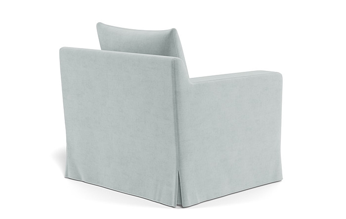 Sloan Slipcovered Swivel Glider Accent Chair - Image 4