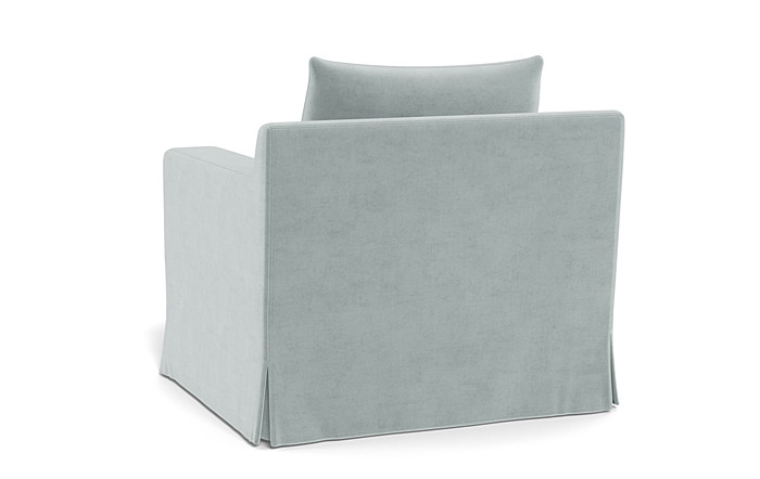 Sloan Slipcovered Swivel Glider Accent Chair - Image 1