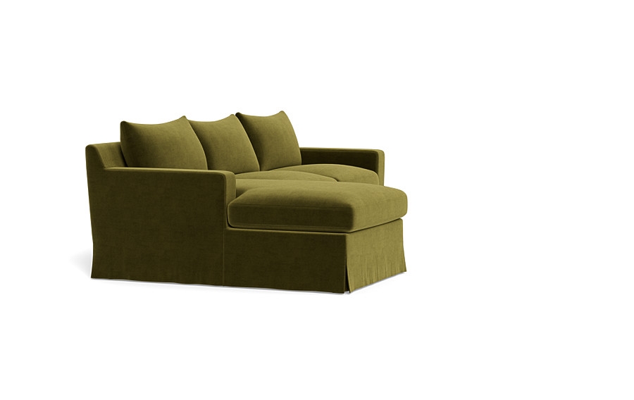 Sloan Slipcovered  Chaise Sectional - Image 1