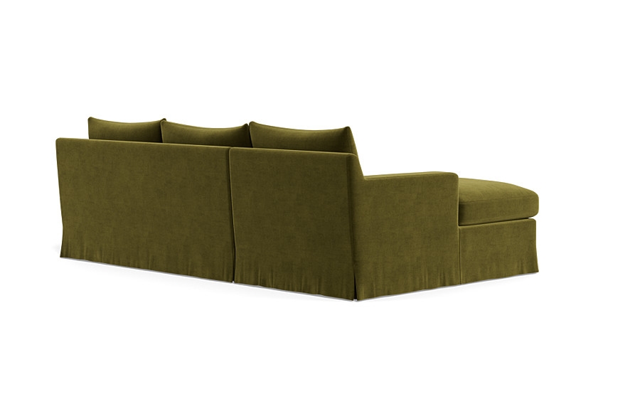 Sloan Slipcovered  Chaise Sectional - Image 3