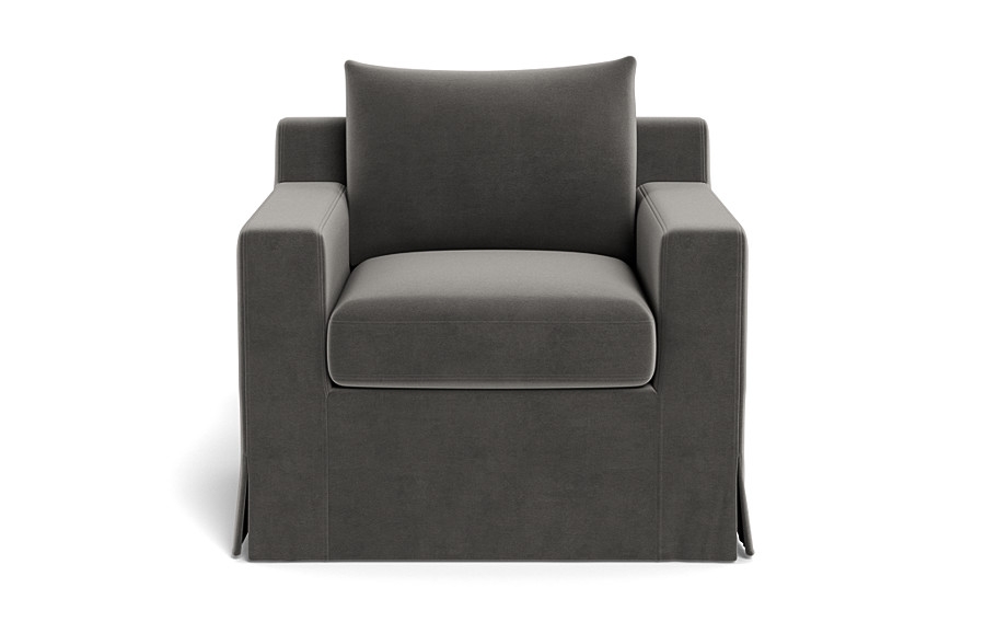 Sloan Slipcovered Swivel Glider Accent Chair - Image 0