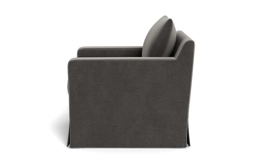 Sloan Slipcovered Swivel Glider Accent Chair - Image 1