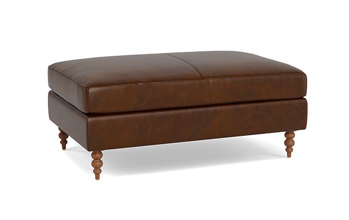 Sloan Leather Ottoman - Image 3