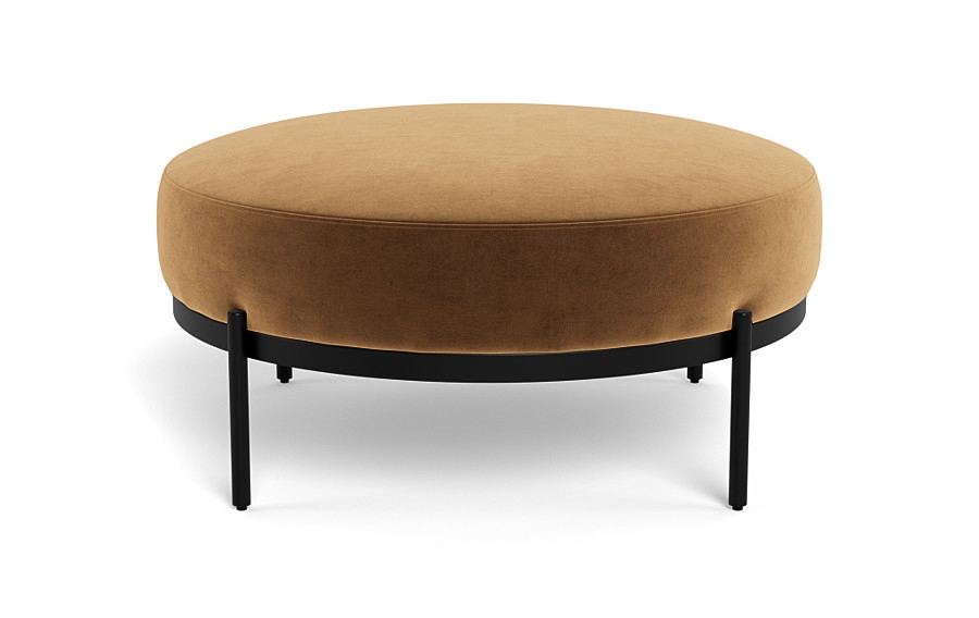 Kyle Round Coffee Table Ottoman - Image 0