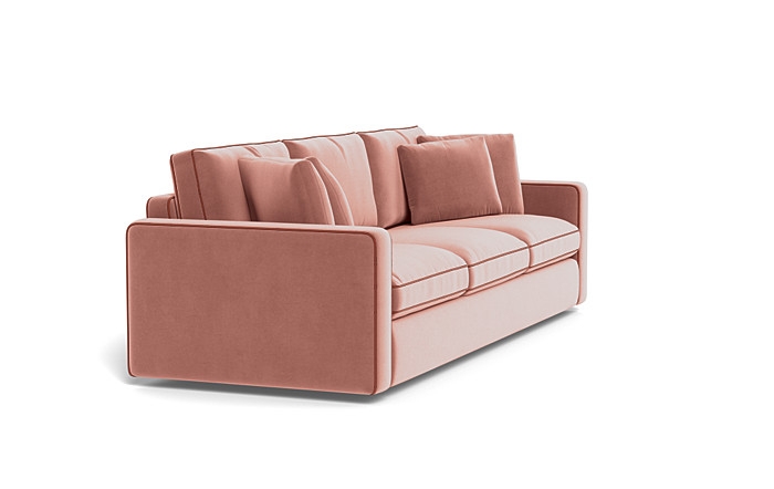 James 3-Seat Sofa with Contrast Piping - Image 3