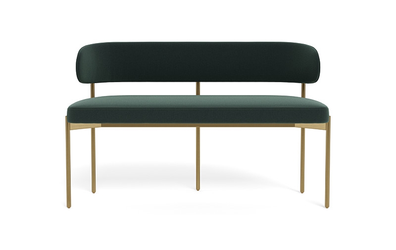 Hollis Upholstered Metal Framed Bench - Image 1