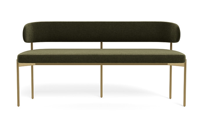 Hollis Upholstered Metal Framed Bench - Image 0