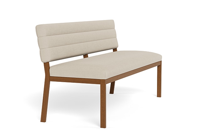 Nora Wood Framed Upholstered Bench - Image 2