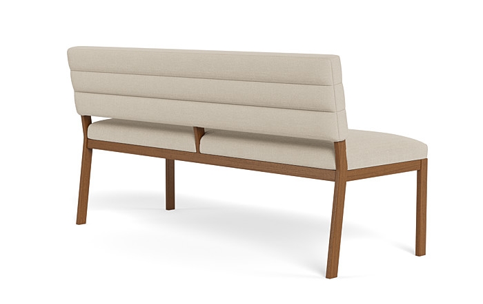 Nora Wood Framed Upholstered Bench - Image 3