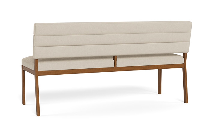 Nora Wood Framed Upholstered Bench - Image 1
