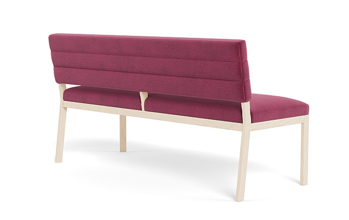 Nora Wood Framed Upholstered Bench - Image 2