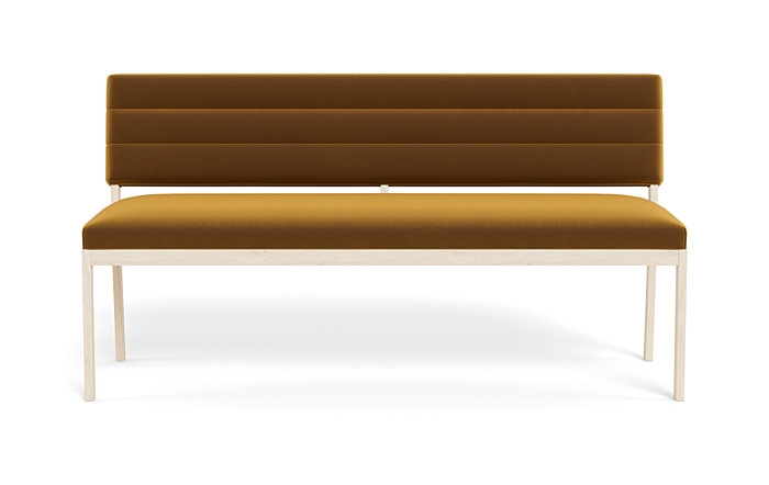 Nora Wood Framed Upholstered Bench - Image 0