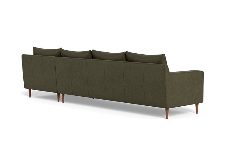 Sloan Leather 4-Seat  Chaise Sectional - Image 4