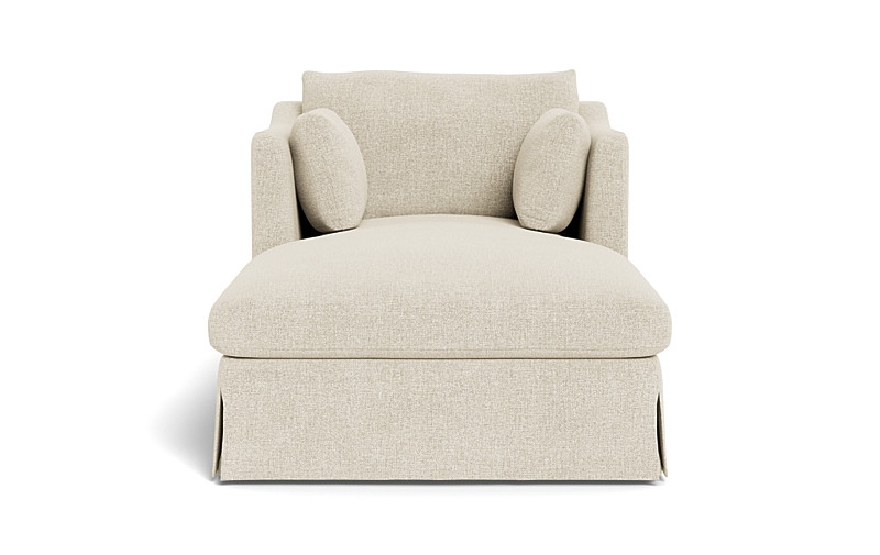 Caitlin Slipcovered Chaise Lounge by The Everygirl® - Image 0