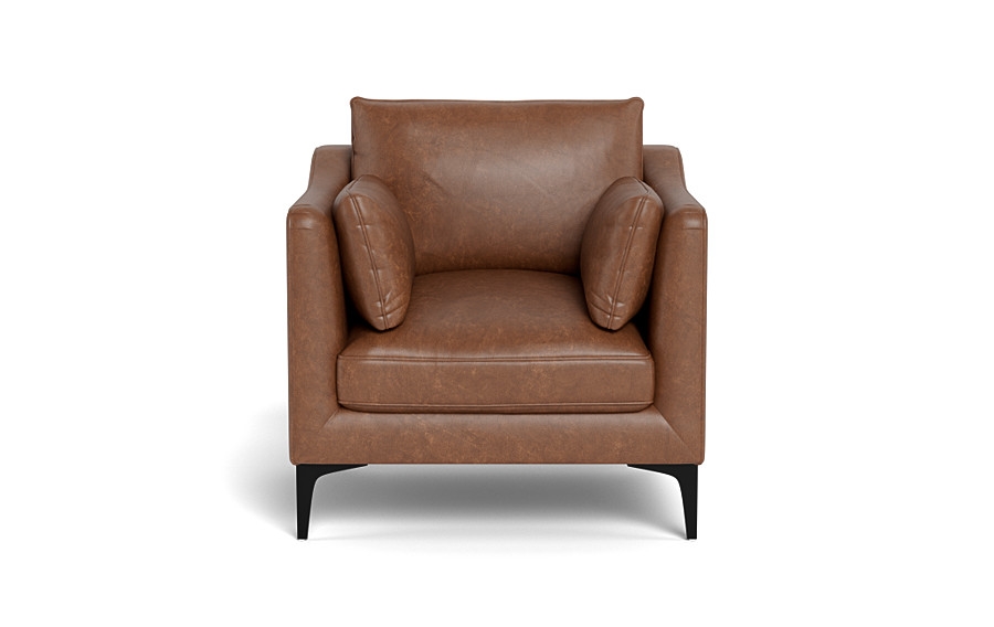 Caitlin Leather Petite Chair by The EverygirlÃ?Â® - Image 0