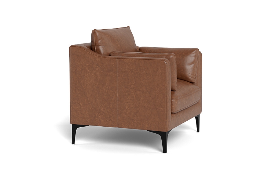 Caitlin Leather Petite Chair by The EverygirlÃ?Â® - Image 2