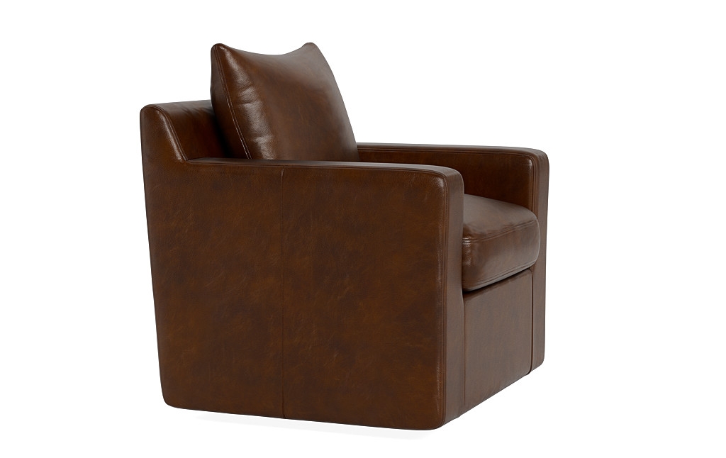 Sloan Leather Swivel Chair - Image 3