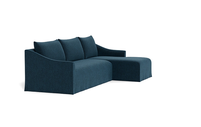 Dixon Slipcovered 3-Seat Right Chaise Sectional - Image 4
