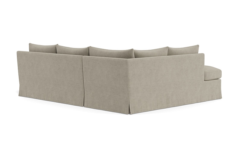 Sloan Slipcovered 3-Seat  Bumper Sectional - Image 1