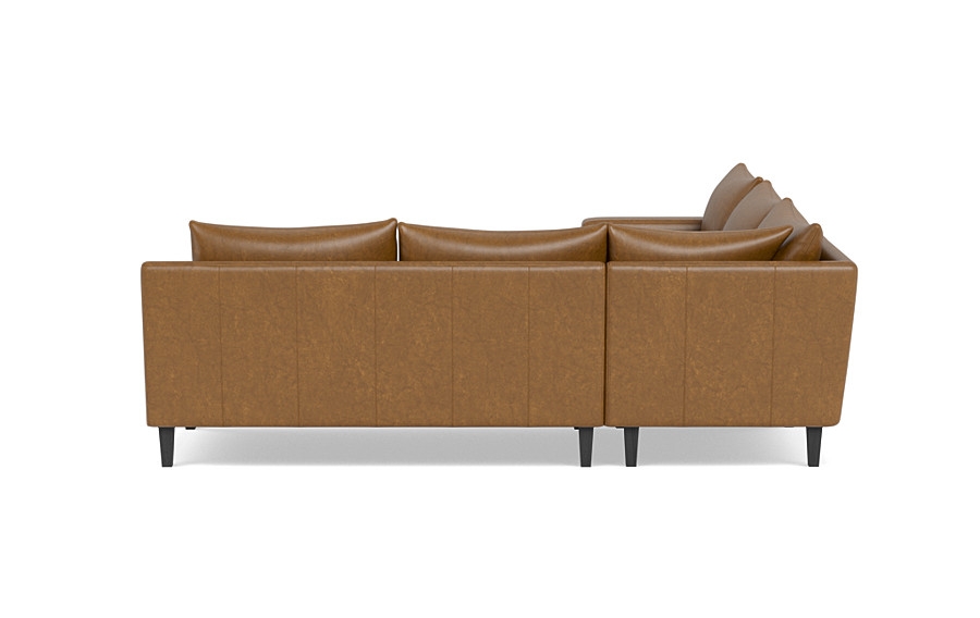 Sloan Leather 4-Seat Corner Sectional Sofa - Image 4