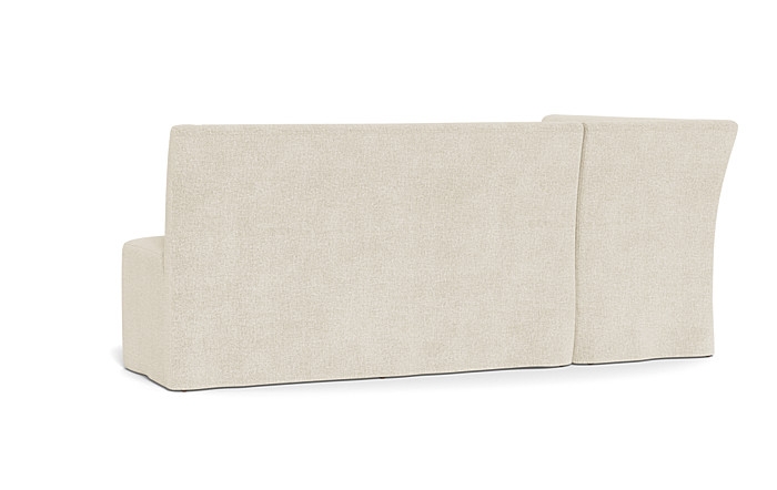 Dorian Slipcovered Left Banquette - Image 1