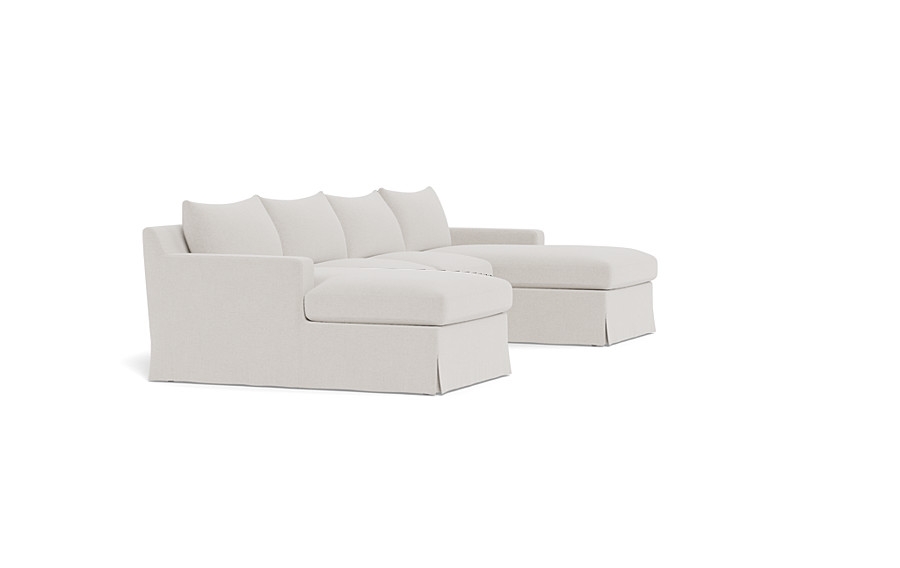 Sloan Slipcovered 3-Piece U-Sectional - Image 1