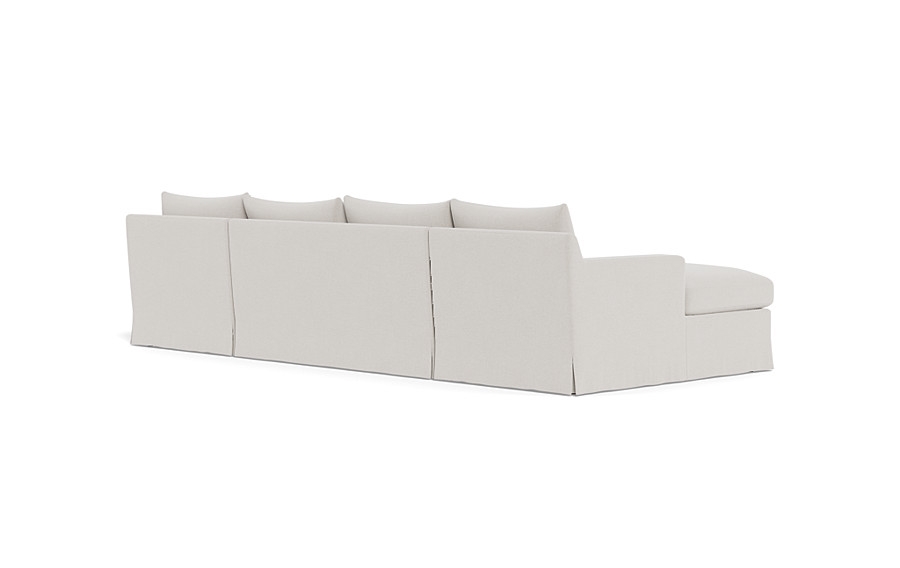 Sloan Slipcovered 3-Piece U-Sectional - Image 4