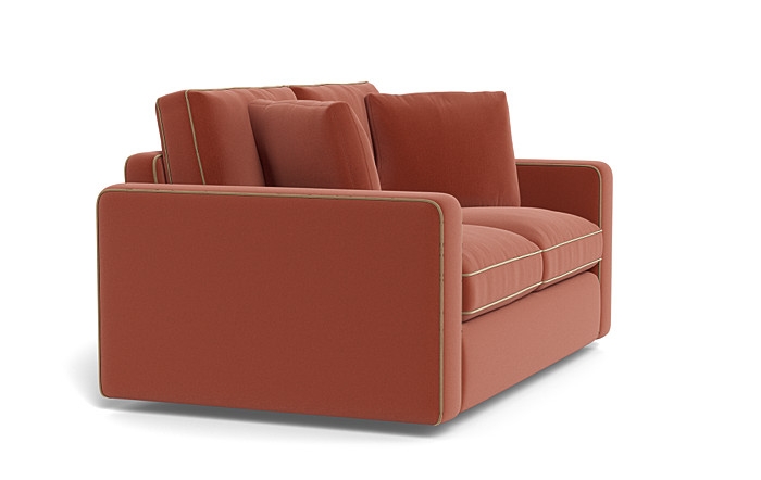James Loveseat with Contrast Piping - Image 2