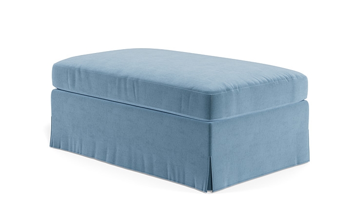 Sloan Slipcovered Ottoman - Image 3