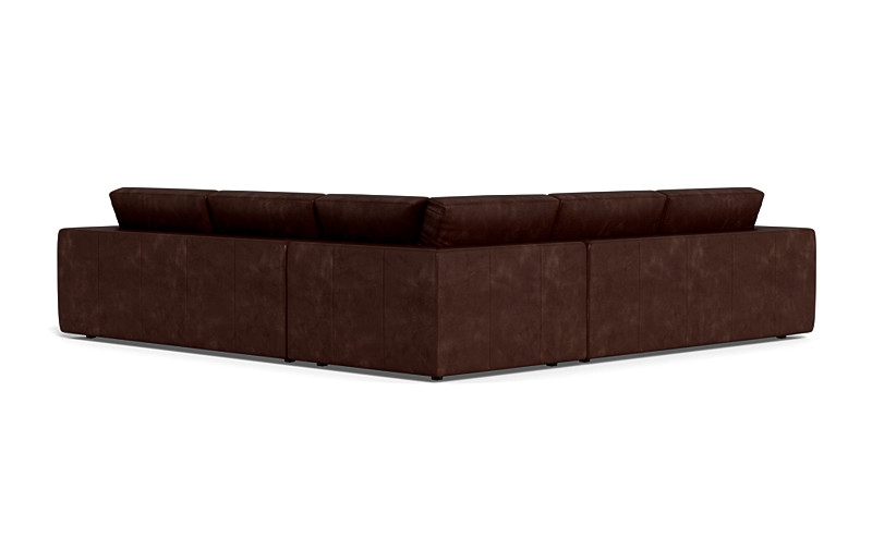 Lee Leather 3-Piece 4-Seat Corner Sectional - Image 1